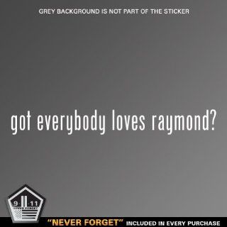 (2x) Got Everybody Loves Raymond Logo sticker vinyl decals Automotive
