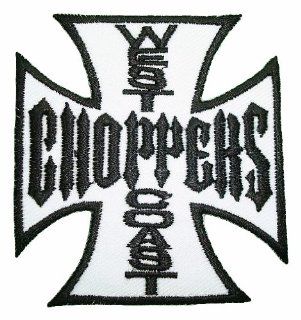 West Coast Choppers Motorcycles White Logo Jacket BW01 Patches