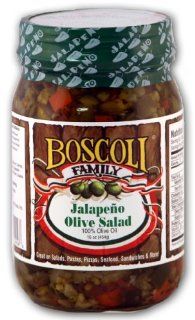 Boscoli Jalapeno Olive Salad  Tapenades  Grocery & Gourmet Food