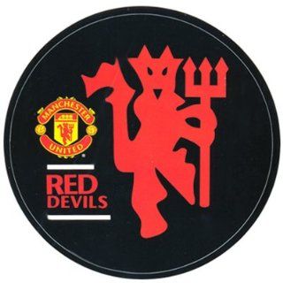 Manchester United FC Authentic EPL Red Devil Sticker   Great For Car Sports & Outdoors