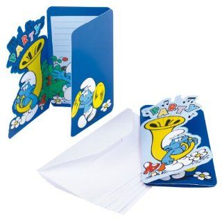 Smurf Classic 6 Card Invites Toys & Games
