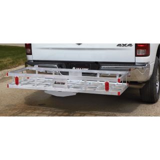 Ultra-Tow Aluminum Cargo Carrier — 500-Lb. Capacity, 60in.L x 22.5in.W x 7in.H  Receiver Hitch Cargo Carriers