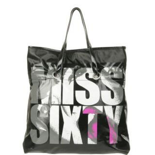 Miss Sixty Photo Print Logo Shopper      Womens Accessories