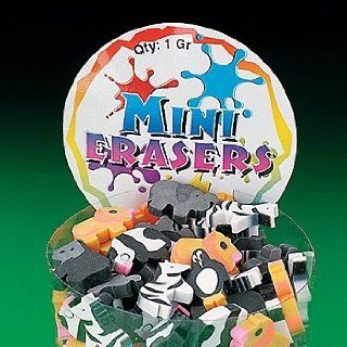 Zoo Animal Mini Erasers   144 per unit Toys & Games