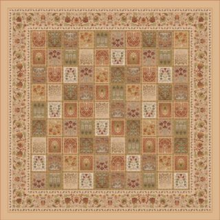 Milliken Pristina 7 ft 7 in x  7 ft 7 in Square Beige Transitional Area Rug