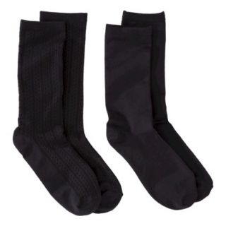 Merona® Womens 2 Pack Crew Socks