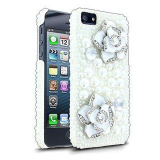 DeBari Pearl Case for Apple iPhone 5   Rose Cell Phones & Accessories