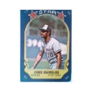 1981 Fleer Sticker Cards #81 Chris Chambliss at 's Sports Collectibles Store