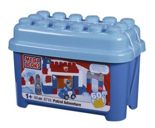 Mega Bloks Patrol Adventure Tub      Toys