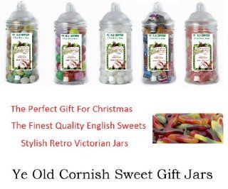 HARIBO Freaky Fish Ye Old Cornish Christmas Gift Jar  Gourmet Candy Gifts  Grocery & Gourmet Food