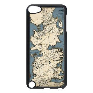 Game of Thrones Map Case for Ipod 5th Generation Petercustomshop IPod Touch 5 PC00322   Players & Accessories