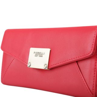 Fiorelli Emma Large Envelope Drop Down Purse   Red      Womens Accessories