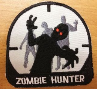 Zombie Hunter SWAT Iron on Patch 3" Clothing