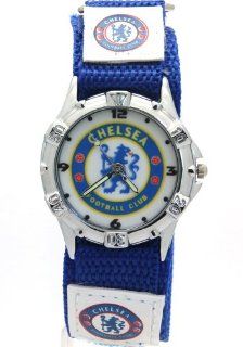 Timermall Chelsea FC Blue Fabric Strap Analogue Sport Watch Watches