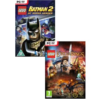 LEGO Lord Of The Rings and LEGO Batman 2 DC Super Heroes Bundle      PC