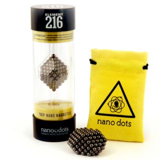 Nanodots Magnetic Constructors  Black   216 Dots      Unique Gifts