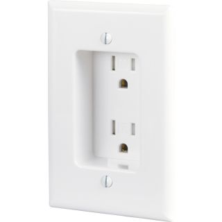 Cooper Wiring Devices 15 Amp White Decorator Duplex Electrical Outlet