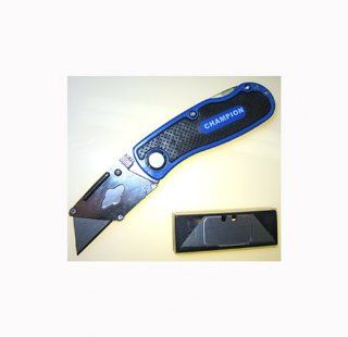 BOX CUTTER   Folding Utility Knife w/lock back & QUICK CHANGE RELEASE   5 blades included