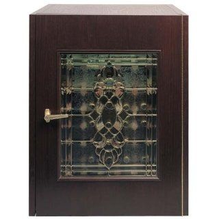 Vinotemp 100WCB 100 Single Beveled Glass Door Wine Cooler Cabinet Appliances