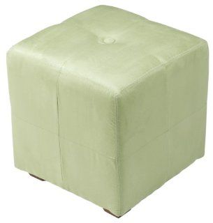 Shop Global Distinctions PC050111 OLV Square Micro Suede Ottoman, Olive at the  Furniture Store. Find the latest styles with the lowest prices from Global Distinctions