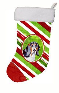 Basset Hound Candy Cane Holiday Christmas Christmas Stocking LH9237   Other Products