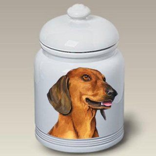 Dachshund Dog Cookie Jar by Barbara Van Vliet 