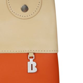 Brit Stitch Leather Shopper   Warm Sand/Rust      Womens Accessories