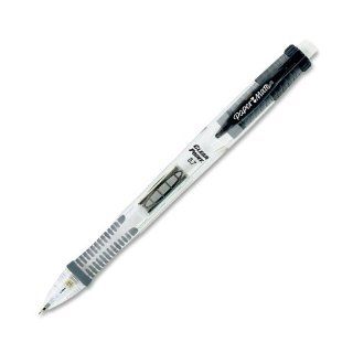 Paper Mate 56038 ClearPoint Clickster Refillable Mechanical Pencil, 0.7 mm, Black Barrel Highlights 