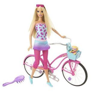 Barbie Beach Party Doll And Bicycle Toys & Games