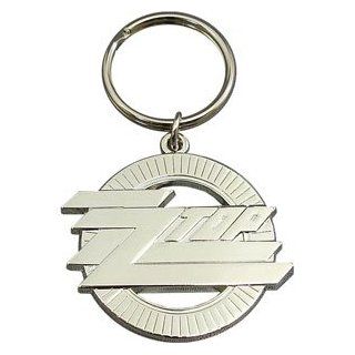 Rockabilia ZZ Top Circle Logo Metal Key Chain Clothing