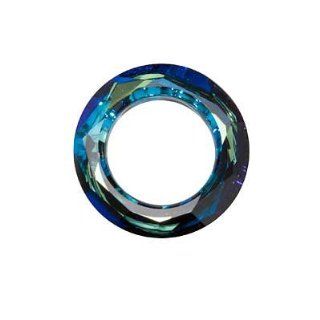 SWAROVSKI ELEMENTS Crystal Cosmic Ring Pendant #4139 20mm Bermuda Blue (1)