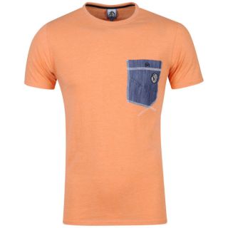 Carter Mens Boom 2 Pack T Shirt   Grey Marl/Tango Orange      Clothing