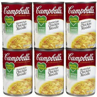 Campbell's Healthy Request Homestyle Chicken Noodle Condensed Soup, 10.5 oz, 12 ct  Grocery & Gourmet Food