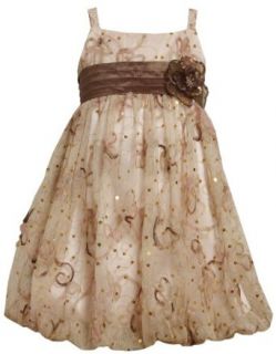 Bonnie Jean Girls 2 6X Sequin Bubble Dress Special Occasion Dresses Clothing