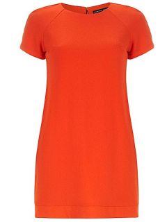 Dorothy Perkins Crepe shift dress Orange