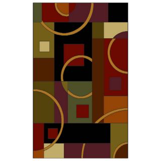 Shaw Living Pulsar 9 ft 3 in x 12 ft 9 in Rectangular Multicolor Transitional Area Rug