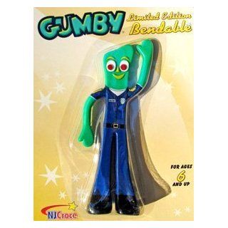 Gumby Policeman 6" Tall Bendy Figure Toys & Games