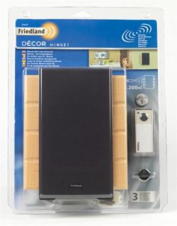 Friedland Decor Minuet 200m Wirefree Door Chime Kit      Electronics