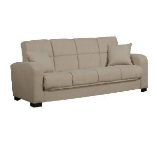 Shop Handy Living C1 S1 AAA82 Sonora Microfiber Convert a Couch, Khaki at the  Furniture Store