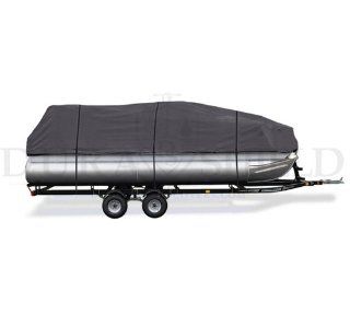 DuraShield Trailerable 17' to 20' Pontoon Boat Cover with Heavy Duty 600d Marine Grade Poly  Pontoon And Playpen Style Boat Covers  Sports & Outdoors
