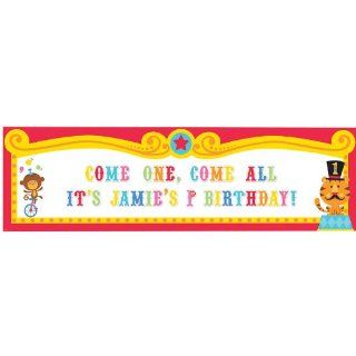 Fisher Price Circus 1st Birthday Personalizable Giant Sign Banner Toys & Games