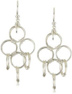 Amanda Sterett "Small Elle" Sterling Silver Earrings Jewelry