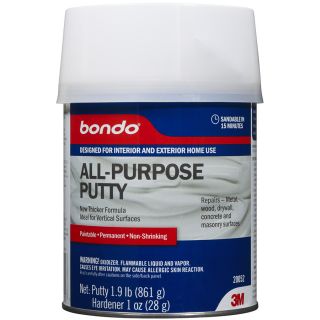 Bondo 28 oz Polyester Drywall; Metal and Wood Patching Compound