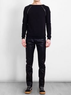 Saint Laurent Studded Cotton Sweatshirt