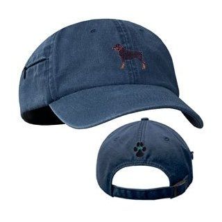 Rottweiler Blue Baseball Cap with Profile Clothing