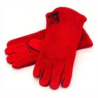 Lodge A5 2 Red Leather Gloves Kitchen & Dining