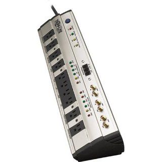Tripp Lite HTPOWERBAR10 Home Theater Surge Protector/Suppressor 10 outlets 3coax 5700 Joules RJ11 (Discontinued by Manufacturer) Electronics