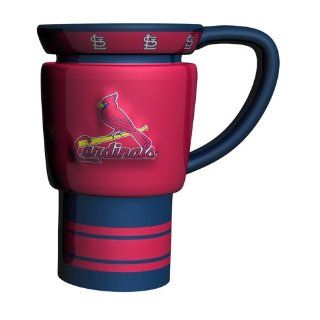 MLB St. Louis Cardinals Sculpted Travel Mug, 15 Ounce, Red  Sports Fan Coffee Mugs  Sports & Outdoors