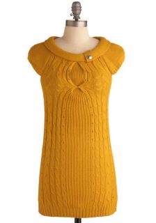 Golden Opportunity Sweater  Mod Retro Vintage Printed Dresses