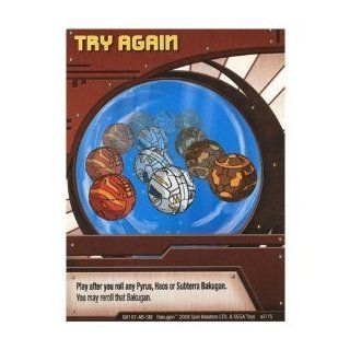 Bakugan Card Try Again Toys & Games